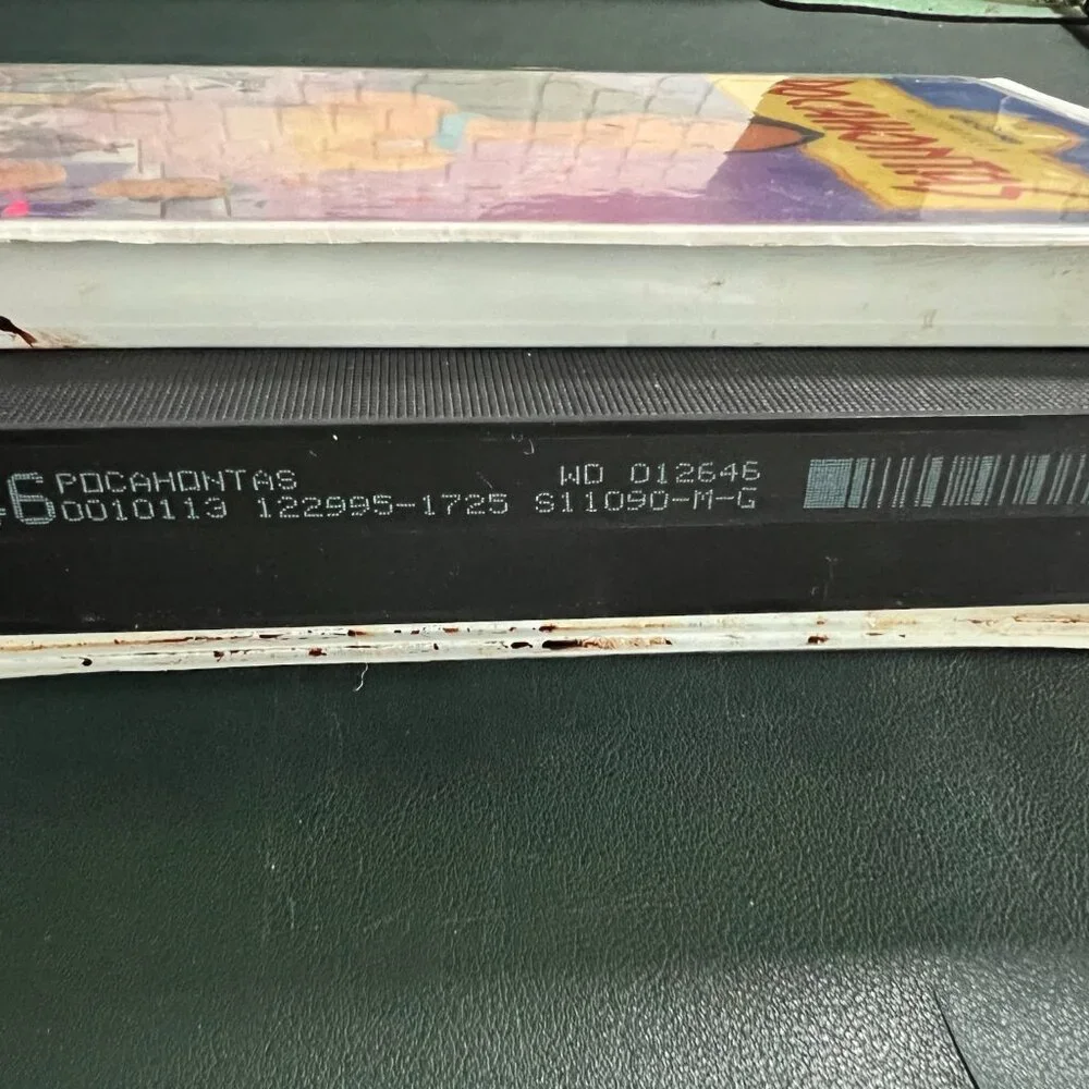 Disney VHS - Pocahontas (1996) - Masterpiece Collection 5741-1 First Pressing
